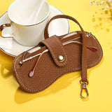 Maxbell Glasses Bag Protective Case Cover Box Portable for Travel Sunglasses Glasses Brown