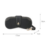 Maxbell Glasses Bag Protective Case Cover Box Portable for Travel Sunglasses Glasses Black