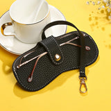 Maxbell Glasses Bag Protective Case Cover Box Portable for Travel Sunglasses Glasses Black