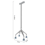 Maxbell Walking Sticks Telescopic Retractable Stable Seniors Adults Elderly Heightened 4 feet