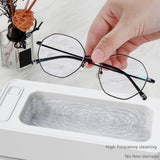 Maxbell Portable Cleaning Machine Multifunction White Eyeglasses Watch Earrings