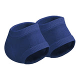 Maxbell 2 Pieces Strech Hydrating Heel Socks Polyester Adults for Cracking Feet Blue