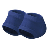 Maxbell 2 Pieces Strech Hydrating Heel Socks Polyester Adults for Cracking Feet Blue