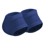 Maxbell 2 Pieces Strech Hydrating Heel Socks Polyester Adults for Cracking Feet Blue