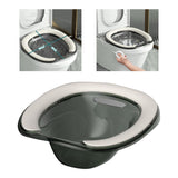 Maxbell Sitz Bath Tub Soaking with Drain Holes PU Seat Cushion for Elderly Adults Green