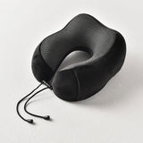 Maxbell Ushape Neck Pillow Travel Washable Sleep Memory Foam Supplies Head Black