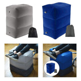 Maxbell Inflatable Footrest Pillow Portable Kids Sleeping Bed for Camping Buses Grey