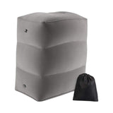 Maxbell Inflatable Footrest Pillow Portable Kids Sleeping Bed for Camping Buses Grey