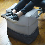 Maxbell Inflatable Footrest Pillow Portable Kids Sleeping Bed for Camping Buses Grey