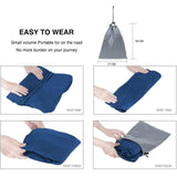 Maxbell Inflatable Footrest Pillow Portable Kids Sleeping Bed for Camping Buses Blue