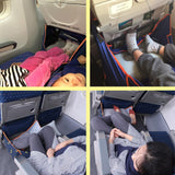 Maxbell Kids Airplane Footrest Hammock Travel Bed for Travel Essentials Air Plane Animal Pattern