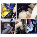 Maxbell Kids Airplane Footrest Hammock Travel Bed for Travel Essentials Air Plane Animal Pattern