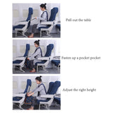 Maxbell Kids Airplane Footrest Hammock Travel Bed for Travel Essentials Air Plane Animal Pattern