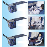 Maxbell Kids Airplane Footrest Hammock Travel Bed for Travel Essentials Air Plane Animal Pattern