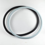 Maxbell Wheelchair Tire PU Urethane Assembly Tubeless Accessory Easy to Install 20X1 3/8 black