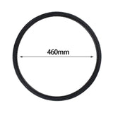Maxbell Wheelchair Tire PU Urethane Assembly Tubeless Accessory Easy to Install 20X1 3/8 black