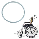 Maxbell Wheelchair Tire PU Urethane Assembly Tubeless Accessory Easy to Install 20X1 3/8 gray