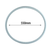 Maxbell Wheelchair Tire PU Urethane Assembly Tubeless Accessory Easy to Install 24X1 3/8 gray