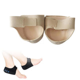 Maxbell Silicone Gel Heel Protector Sock Sleeves Foot Care Tools Pads Booster Pad White