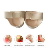 Maxbell Silicone Gel Heel Protector Sock Sleeves Foot Care Tools Pads Booster Pad White