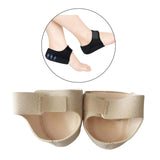 Maxbell Silicone Gel Heel Protector Sock Sleeves Foot Care Tools Pads Booster Pad White