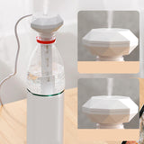 Maxbell Portable Mini Air Humidifier with Atmosphere Lamp Purifier Mute for Car