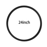 Maxbell 24inch Wheelchair Tire Replacement Puncture Proof Solid Tires PU Black