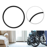 Maxbell 24inch Wheelchair Tire Replacement Puncture Proof Solid Tires PU Black