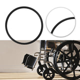 Maxbell 24inch Wheelchair Tire Replacement Puncture Proof Solid Tires PU Black