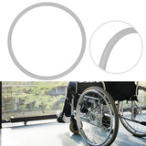 Maxbell 24inch Wheelchair Rear Wheel Tire Replace Parts Solid Tires Grey Airless