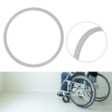 Maxbell 22inch Wheelchair Rear Wheel Tire Replacement Wear Resistant Grey Airless