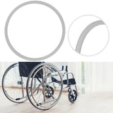 Maxbell 22inch Wheelchair Rear Wheel Tire Replacement Wear Resistant Grey Airless