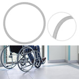 Maxbell 22inch Wheelchair Rear Wheel Tire Replacement Wear Resistant Grey Airless