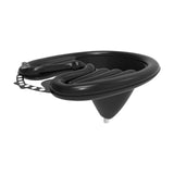 Maxbell Portable Inflatable Shampoo Basin Lightweight Hair Washing Sink for Seniors Black