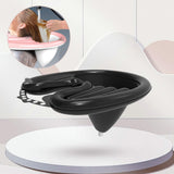 Maxbell Portable Inflatable Shampoo Basin Lightweight Hair Washing Sink for Seniors Black