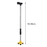 Maxbell Telescopic Cane Sticks Stainless Steel Ergonomic for Elder Backpacking
