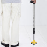 Maxbell Telescopic Cane Sticks Stainless Steel Ergonomic for Elder Backpacking
