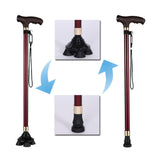 Maxbell Walking Cane Thickened Stainless Steel Stable for Old People Seniors Adults Black small