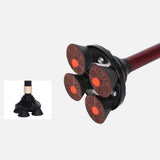 Maxbell Walking Cane Thickened Stainless Steel Stable for Old People Seniors Adults Black small