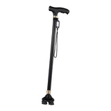 Maxbell Walking Cane Thickened Stainless Steel Stable for Old People Seniors Adults Black small