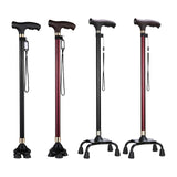 Maxbell Walking Cane Thickened Stainless Steel Stable for Old People Seniors Adults Black small