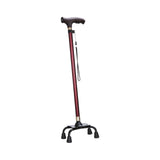 Maxbell Walking Cane Thickened Stainless Steel Stable for Old People Seniors Adults Red large