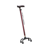 Maxbell Walking Cane Thickened Stainless Steel Stable for Old People Seniors Adults Red large