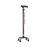 Maxbell Walking Cane Thickened Stainless Steel Stable for Old People Seniors Adults Red large