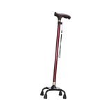 Maxbell Walking Cane Thickened Stainless Steel Stable for Old People Seniors Adults Red large