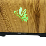 Maxbell Flame Essential Oil Diffuser Scent Diffuser Quiet for Home Office Yoga Light Wood Grain