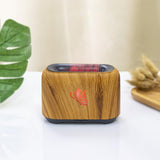 Maxbell Flame Essential Oil Diffuser Scent Diffuser Quiet for Home Office Yoga Light Wood Grain