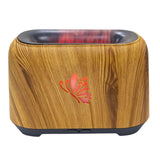 Maxbell Flame Essential Oil Diffuser Scent Diffuser Quiet for Home Office Yoga Light Wood Grain
