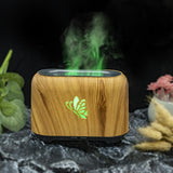 Maxbell Flame Essential Oil Diffuser Scent Diffuser Quiet for Home Office Yoga Light Wood Grain