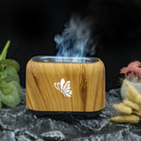 Maxbell Flame Essential Oil Diffuser Scent Diffuser Quiet for Home Office Yoga Light Wood Grain